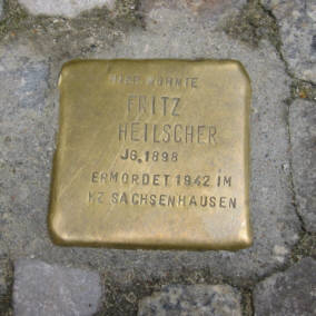 Stolperstein für Fritz Heilscher